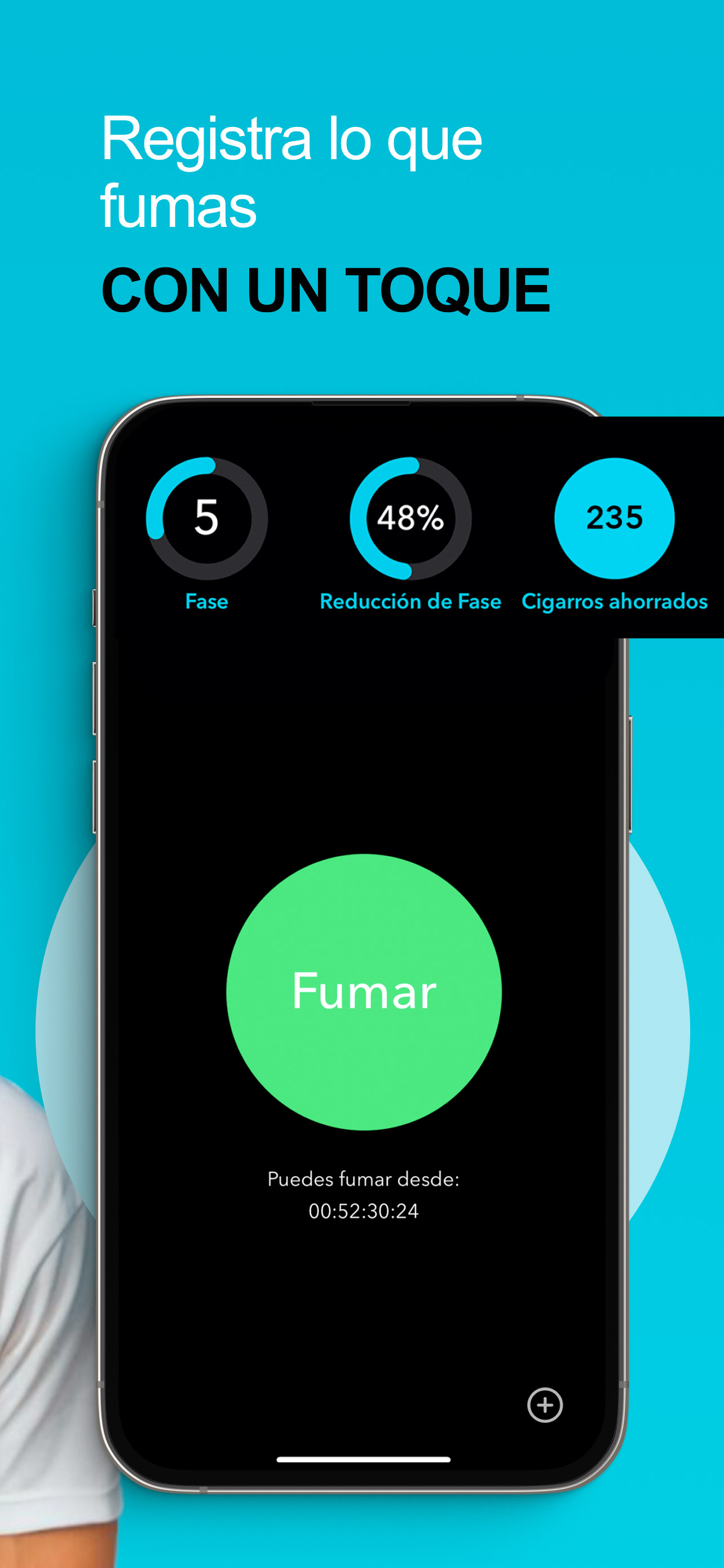 Register what you smoke with only one touch app